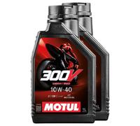 Motoröl Motul 4T 10W-40 synthetisch 300V Factory Line Road Racing 2 X 1 Liter