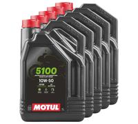 Motoröl Motul 4T SAE 10W-50 HC-Synthese 5100 5 X 4 Liter Motor API SP JASO MA2