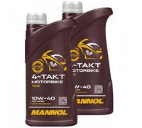 Mannol Motoröl Motor Öl MANNOL Motorbike 4-Takt 10W-40 API SL 2... (6,22 € pro 1 l)