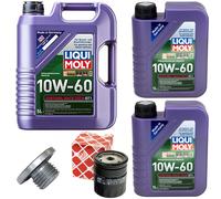 Motoröl Set 10W-60 LIQUI MOLY 7 Liter + Ölfilter + Schraube für Opel Frontera B