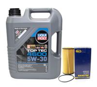 Motoröl Set 5W-30 5 Liter + Ölfilter SH 4079 P für Audi A3 Limousine