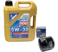 Motoröl Set 5W-30 5 Liter + Ölfilter SM 110 für Skoda Felicia I II 1.3 6U1 6U5