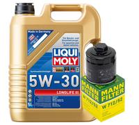 Motoröl Set Liqui Moly 5W-30 5 Liter + Ölfilter für Seat Toledo II VW Lupo 1.0