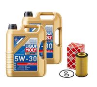 Motoröl Set Longlife III 5W-30 10 Liter + Ölfilter für Mercedes Sprinter 4,6-T
