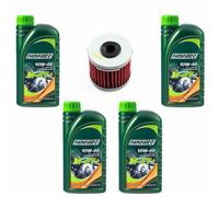 Motoröl Set Ölfilter HF167 10W40 4 Liter für Daelim VC 125 VS VT VS125 VT125