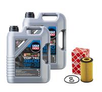 Motoröl Set Top Tec 4600 5W-30 10 Liter + Ölfilter für Mercedes Sprinter 4,6-T
