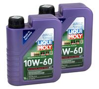 Motoröl Synthoil Race Tech GT1 10W-60 LIQUI MOLY 2 X 1 Liter für Ford Hyundai