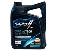 Motoröl WOLF OFFICIALTECH C2/C3 65629 SAE 5W30 5 Liter für KIA Mazda Mercedes