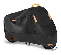 Motorrad Abdeckplane für FES 125 Pantheon, Outdoor Oxford Motorradabdeckung Wasserdicht Winddicht UV-Schutz Staubdicht Zubehör,A/Orange