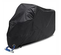 Motorrad Abdeckplane, Outdoor Motorradabdeckung, Winterfest Wasserdicht Motorradgarage, Motorrad Garage Plane, Motorradplane Abdeckung, für Motorroller Roller Moped Motor Enduro 245X105X125cm (1PC)