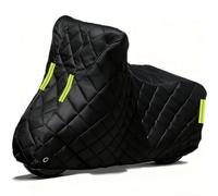 Motorrad Abdeckplane Outdoor Winterfest für Hero Splendor Plus Xtec |Verdickte Motorradabdeckung Wasserdicht Atmungsaktives Hagelschutz Kratzfestes Motorradplane mit reflektierenden