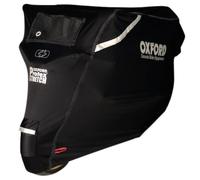 Oxford CV161 PROTEX Stretch-Passform Premium Stretch-Passform Outdoor Motorrad Abdeckung - Schwarz, Medium