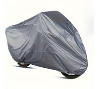 Wetterfeste Motorrad-Abdeckplane – Wasserdicht, Wintertauglich & Vielseitig Für Roller & Gartenmöbel (230x130 Cm, Silber)