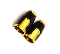Motorrad Aluminium Lenker Lenkerenden Anti Vibration Stecker Für Kawasaki Z900 Z900RS Z1000/SX Z400 Z750 Z800 Zubehör Armaturen (Color : Gold)