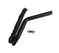 Motorrad-Auspuff Auspuff Mit Schalldämpfer Für H-ONDA Für Shadow ACE 750 VT750 VT750C Für Spirit VT750C2 VT750C2F Alle Baujahre Motorradzubehör(Nero)