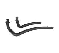 Motorrad-Auspuff Mit Slash Cut-Design Mit Abnehmbarem Schalldämpfer Für EN800 VN800 Für Vulcan S 800 VN400(Black)