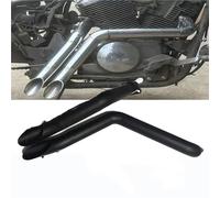 Motorrad-Auspuff Motorradzubehör Für H-ONDA Für Shadow ACE 750 VT750 VT750C Für Spirit VT750C2 VT750C2F Alle Baujahre Auspuff Mit Schalldämpfer(Nero)