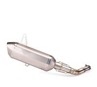 Motorrad Auspuff Schalldämpfer Für Piaggio Für Vespa GTS 250 GTS 300 2007-2016 2017 2018 2019 2020 Motorrad-Slip-On-Auspuff-Mittelrohr Auspuff Endrohr (Color : 2)