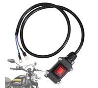 Motorrad-Batterie-Trennschalter, 12 V, 24 V DC, Robuster Motorrad-Batterie-Trennschalter, Wasserdichtes Design, Wasserdichter Stromtrennschalter Mit Isoliertem Kupferkabel Für Sichere Übertragung