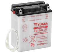 Motorrad Batterie YUASA YB12AL-A2 offen, trocken, 12V|12Ah|CCA:150A 134x80x160mm