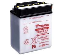 Motorrad Batterie YUASA YB14A-A2 (DC) offen, trocken, 12V|14Ah|CCA:175A (134x89x