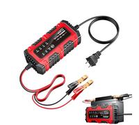 Motorrad Batterieladegerät & Batteriewartung - Automatisches Wartungs-Ladegerät, 1,5A Ladeeinheit | Unterstützungssystem 6V 12V, automatische Ausschreibung für Fahrzeug, elektrische KFZ-Hilfe