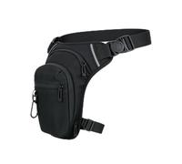 Motorrad Beintasche Herren Damen - wasserdichte Oberschenkeltasche Verstellbar - Große Kapazität Beintasche Motorrad Für Handy Geldbörse (Schwarz)