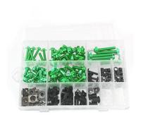 Motorrad Body Kit Komplette Verkleidungsschrauben Seitenabdeckungsschrauben Für GSR400 GSR600 GSR750 GSX-R600 GSX-R750 GSX-R1000 Montageclip(Green)