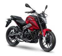 Motorrad CYCLONE "Batllo5, 125, E5+, Naked", rot (rot, schwarz), Motorroller, ohne Topcase, 95 km/h, 11 kW, 15 PS, ABS, 125er Naked, digitales Cockpit, B:80cm H:107cm L:203cm (42276143-0) rot, schwarz