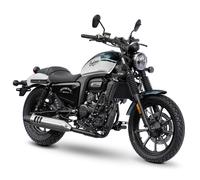 Motorrad CYCLONE "RA125 Plus, 125, E5+, Cruiser", weiß (blau, weiß, schwarz), Motorroller, ohne Topcase, 99 km/h, 11 kW, 15 PS, ABS, 125er Chopper, digitales Cockpit, B:80cm H:114,8cm L:217,4cm (65892