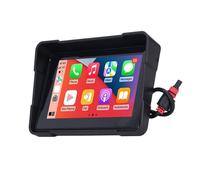 Motorrad-Dashcam für und Android Auto, 5-Zoll-IPS-Touchscreen-PND-Motorrad-DVR, Motorrad-GPS-Navigationssystem mit Dual-Bluetooth-Sprachsteuerung