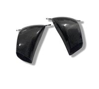 Motorrad Frontspoiler Für Ducati Für DIAVEL Für X-DIAVEL S 1260 Carbon Fiber 100MM Motorrad Vorne Bremssattel Kühler Abdeckung Luftkanäle Bremse Aerodynamische Winglets(Light)