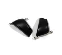 Motorrad Frontspoiler Für ZX-6R 636 ZX10R ZX12R Carbon Fiber 108MM Motorrad Vorne Bremssattel Kühler Abdeckung Luftkanäle Bremse Kühlung Montage Aerodynamische Winglets(Matte)