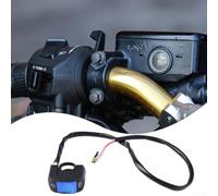 Motorrad für lichtschalter Lenker 22mm Wasserdicht ABS für aluminium Legierung Schalter Motorrad 12V 16A IP65 Lenkerschalter 22mm für ATV für quad für e-scooter 120W Leistungsschalter Motorrad