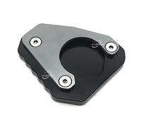 Motorrad Fußplatte Pad für B&MW G310GS G310 G 310 GS 2017 2018 CNC Aluminium Motorrad Seitenständer Vergrößerungsplatte Kickstand Verlängerungspad (Farbe: Dunkelgrau)