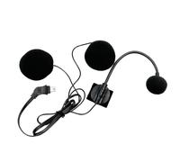 Motorrad-Gegensprechanlage, 77 cm, Audiokabel, wasserdichtes Kommunikationsmikrofon, -Rauschunterdrückung, zuverlässiges 10-poliges Fahrrad-Kopfhörer-Zubehör für erwachsene Pendler