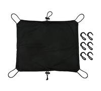 Motorrad Gepäcknetz wasserdichte Motorradhelm Gepäck Helm Cargo Cover mit 6 Haken Elastische Helmnetz Spannnetz Regenschutz Gepäcktasche Abdeckung für Befestigung Sicherungsnetz Fahrradnetz,40cmx50cm