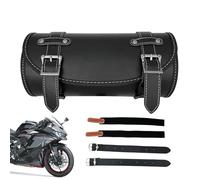 Motorrad-Gepäcktasche - Motorrad-Satteltasche, Werkzeug-Organizer, wasserdichte Leder-Satteltaschen, Aufbewahrungs-Organizer, Retro-Tasche mit verstellbaren Riemen, Roller-Zubehör