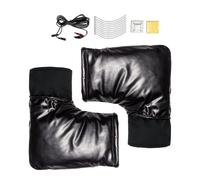 Motorrad-Griff-Handschuhe, 12 V Heizung, konstante Temperatur, wasserdicht, Motorrad-Lenkerhandschuhe, für Roller, Radfahren, Pendeln, Schneemobilfahren, kaltes Wetter