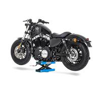 Motorrad Hebebühne Scherenheber Lift ConStands Mini blau