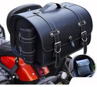 Motorrad Hecktasche für BMW R1200RT R1200ST R1250RT R1250RS R 1200 1250 RT/RS, Motorrad Topcase 33L Wasserdicht, Leder Retro Motorrad Tasche Abschließbar, Motorrad Topcase Große Kapazität Topcase