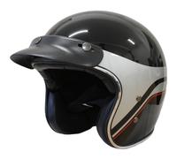 Redbike RB804 Evolution Helm, schwarz-silber Größe: XL