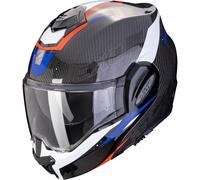 Scorpion EXO-Tech Evo Carbon Klapphelm Rover, schwarz-rot-blau Größe: XL