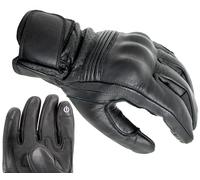 Motorrad Herren Motorrad Leder Handschuh mit Knöchel Schutz belüftet Sommer Handschuh (XXL)