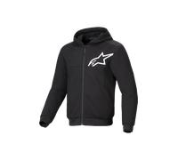 Herren Motorrad Hoodie Jacke - Alpinestars Chrome V2 Sport - Hoody mit Protektor