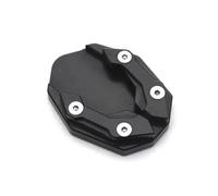 Motorrad Kickstand Extender Pad Anti-Rutsch Vergrößerte Aluminiumlegierung Stützplatte Zubehör Für Honda Forza 300 NSS350(SCHWARZ)