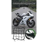 Motorrad-Kraftstofftank Helmnetz Heckgepäcknetz Elastic Strap Net 3030CM