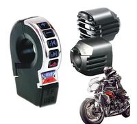 Motorrad Lautsprecher Drahtloses Soundsystem mit Aufladen des Handys | Wasserdichte Lautsprecher für Lenker Motorrad Für Räder Roller Auto Motorrad I