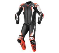Motorrad Lederkombi Alpinestars Racing Absolute V2 1 PC Leather Schwarz/Weiß/Rot Fluo52 Schwarz,Weiß,Rot Fluo