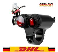 Motorrad Lenker On/off Wasserdicht Lichtschalter Ein/Aus Switch Schalter 12V DE